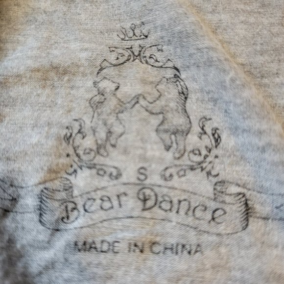 Bear Dance Gray Musical Notes & Cats Tank Top. - Picture 4 of 5